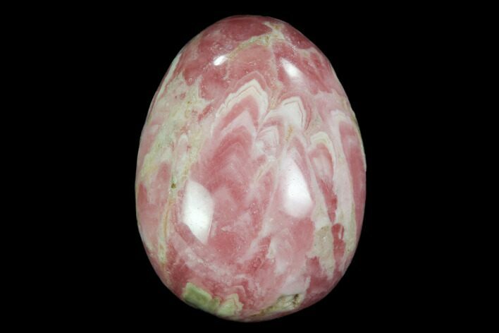 Polished Rhodochrosite Egg - Argentina #100436